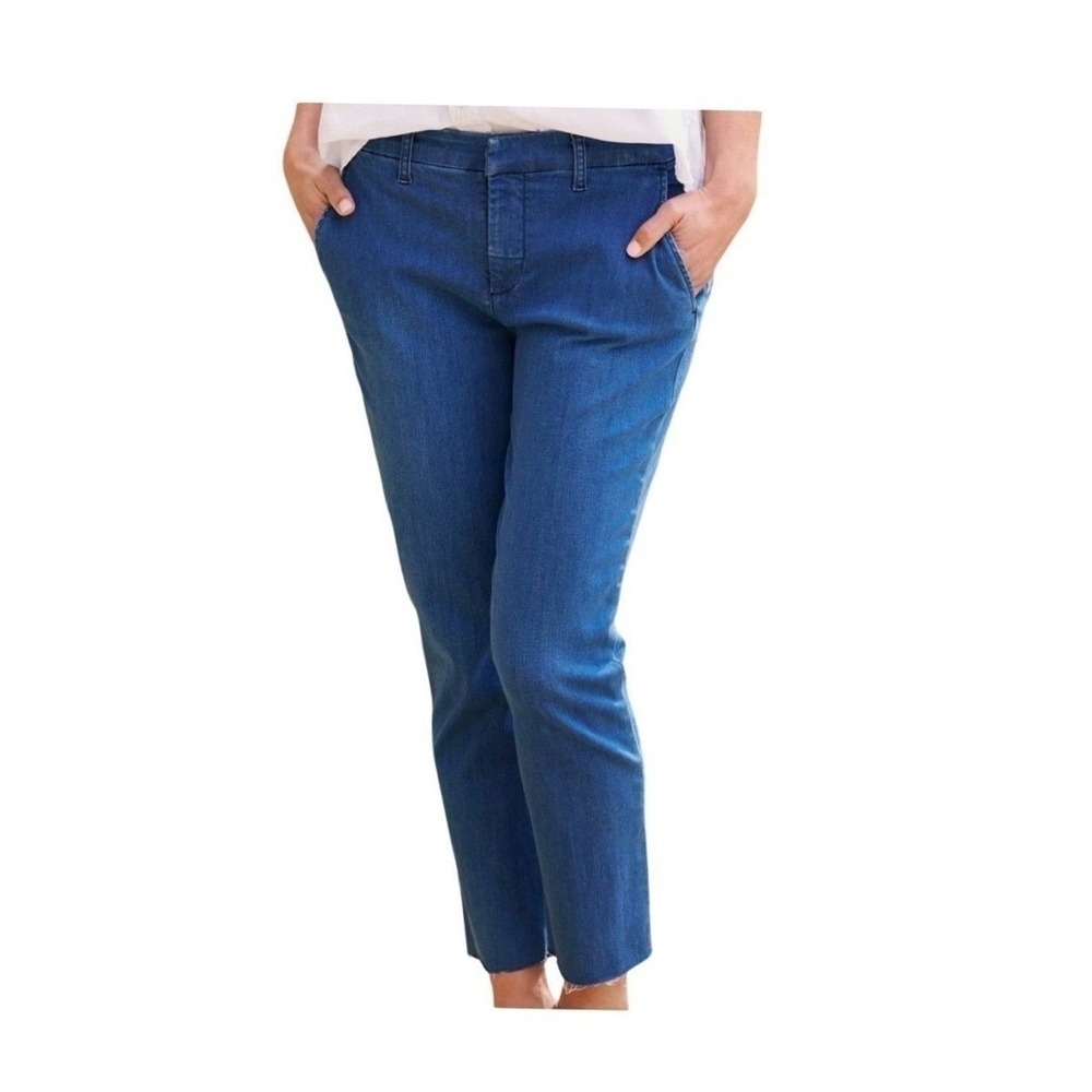 Frank & Eileen Wicklow Italian Chino Pants 1977 Blue Denim Wash 2‎